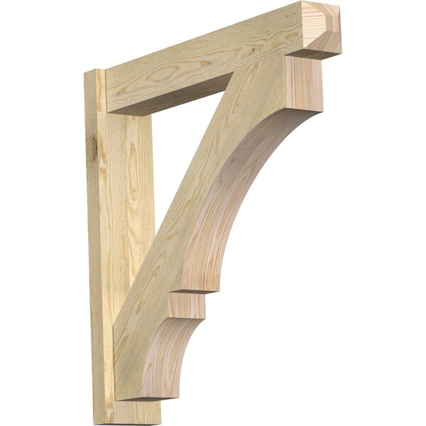 Ekena Millwork Balboa Craftsman Rough Sawn Outlooker, Douglas Fir, 6"W x 32"D x 32"H OUT06X32X32BOA04RDF - main